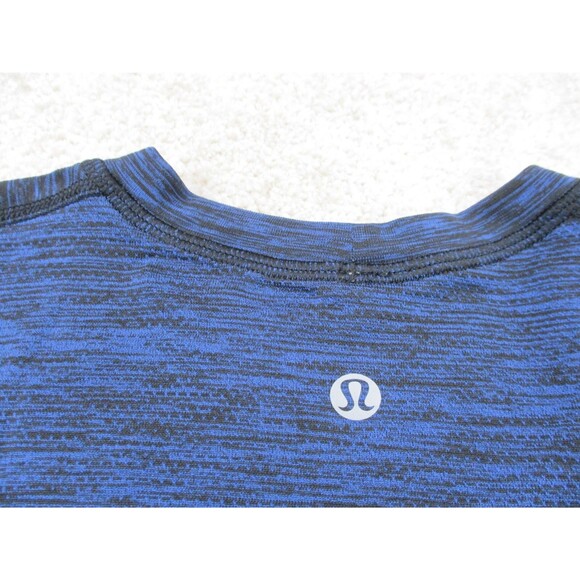 Lululemon Shirt Men Extra Large XL Blue Metal Vent Tech Athletic Short Sleeve - Picture 11 of 11